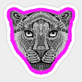 Tigers Mandala Logo Sticker